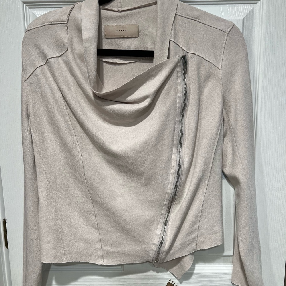 Blank NYC Cream Textured Jacket